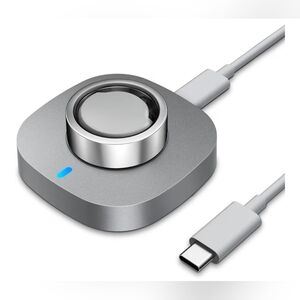 OURA Ring Gen 3 Size 12 CHARGING DOCK & USB-C Cable Fast Safe Charger NEW Silver